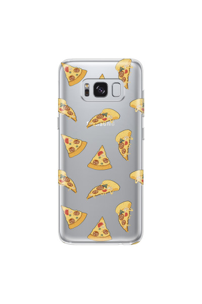 SAMSUNG - Galaxy S8 - Soft Clear Case - Pizza Phone Case