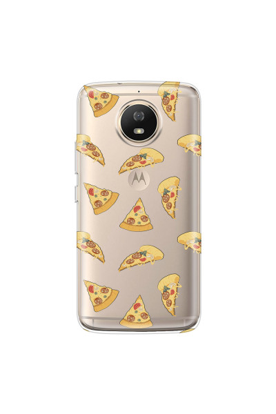 MOTOROLA by LENOVO - Moto G5s - Soft Clear Case - Pizza Phone Case