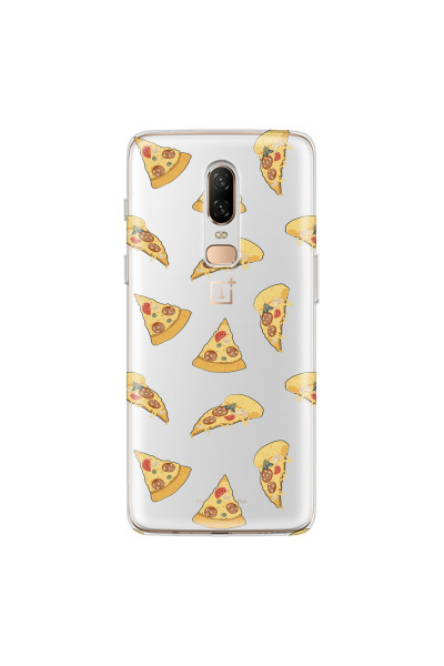 ONEPLUS - OnePlus 6 - Soft Clear Case - Pizza Phone Case