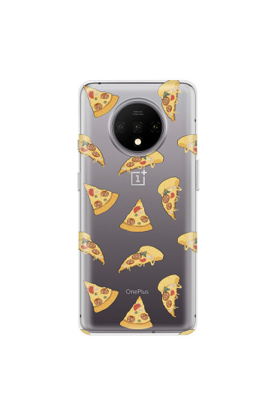 ONEPLUS - OnePlus 7T - Soft Clear Case - Pizza Phone Case