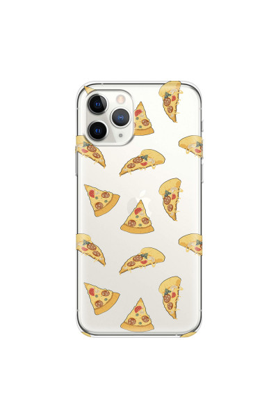 APPLE - iPhone 11 Pro - Soft Clear Case - Pizza Phone Case
