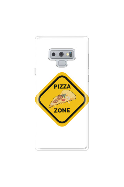 SAMSUNG - Galaxy Note 9 - Soft Clear Case - Pizza Zone Phone Case