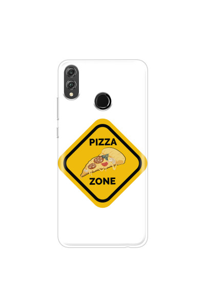 HONOR - Honor 8X - Soft Clear Case - Pizza Zone Phone Case