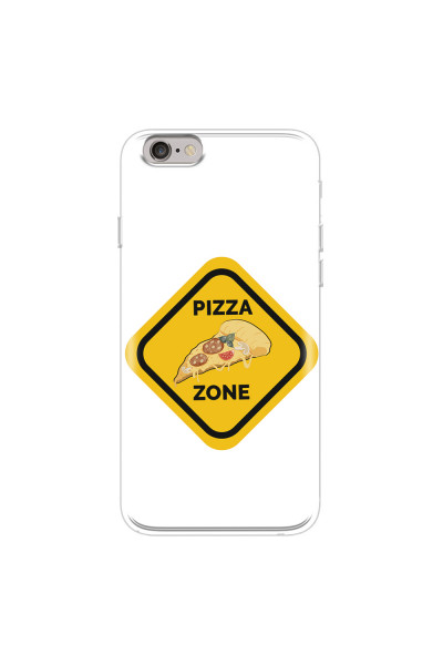 APPLE - iPhone 6S Plus - Soft Clear Case - Pizza Zone Phone Case