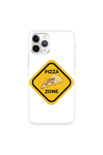 APPLE - iPhone 11 Pro - Soft Clear Case - Pizza Zone Phone Case