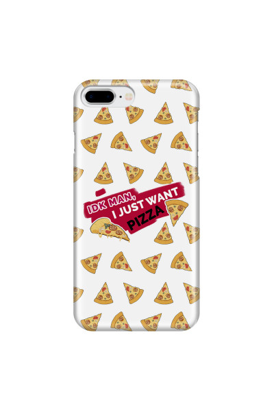APPLE - iPhone 7 Plus - 3D Snap Case - Want Pizza Men Phone Case