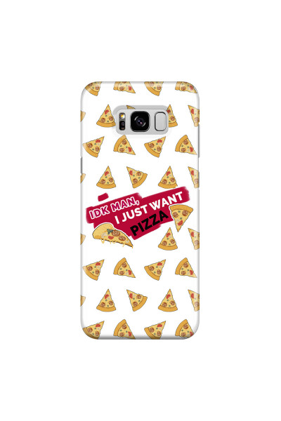 SAMSUNG - Galaxy S8 - 3D Snap Case - Want Pizza Men Phone Case