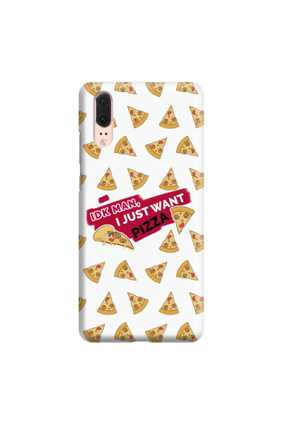 HUAWEI - P20 - 3D Snap Case - Want Pizza Men Phone Case
