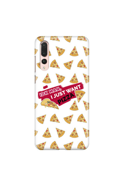 HUAWEI - P20 Pro - 3D Snap Case - Want Pizza Men Phone Case