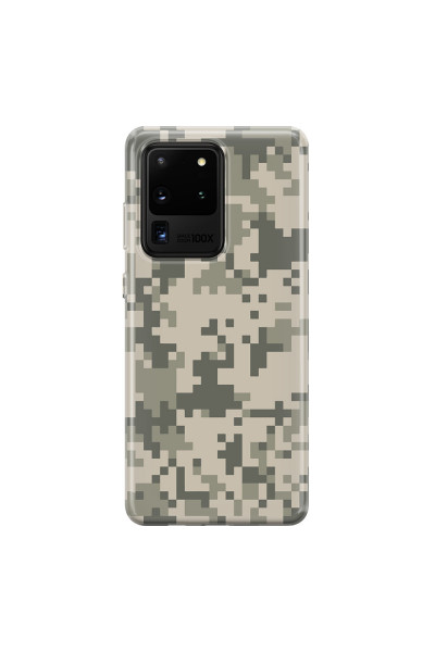 SAMSUNG - Galaxy S20 Ultra - Soft Clear Case - Digital Camouflage