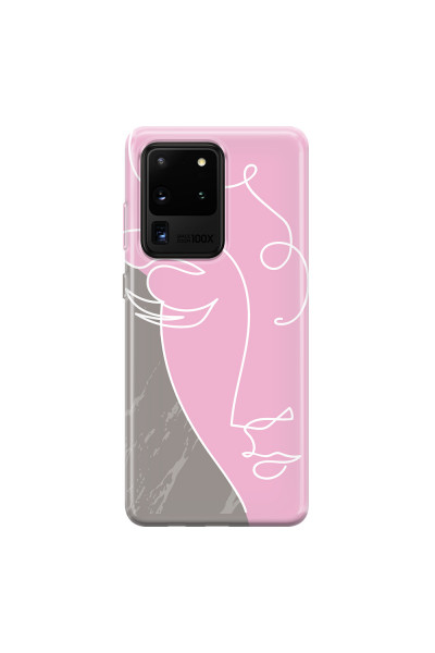 SAMSUNG - Galaxy S20 Ultra - Soft Clear Case - Miss Pink