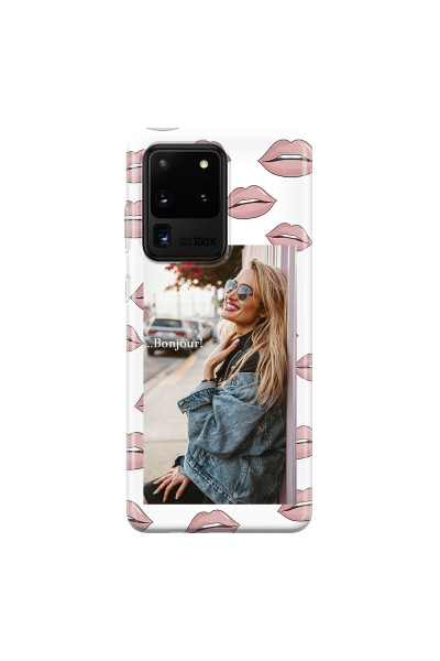 SAMSUNG - Galaxy S20 Ultra - Soft Clear Case - Teenage Kiss Phone Case