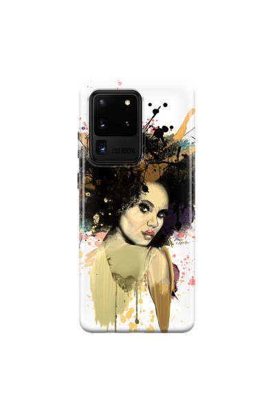 SAMSUNG - Galaxy S20 Ultra - Soft Clear Case - We love Afro
