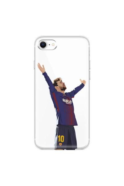APPLE - iPhone SE 2020 - Soft Clear Case - For Barcelona Fans