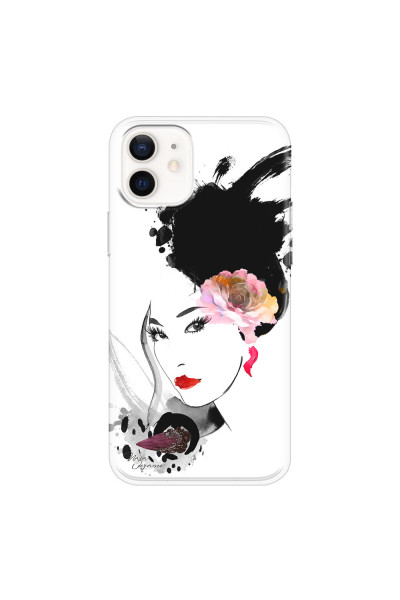 APPLE - iPhone 12 Mini - Soft Clear Case - Black Beauty