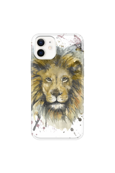 APPLE - iPhone 12 Mini - Soft Clear Case - Lion