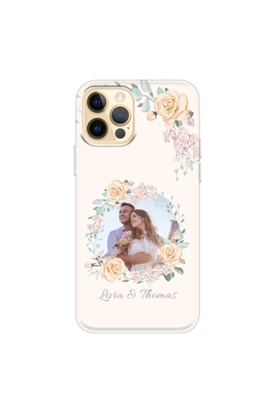 APPLE - iPhone 12 Pro - Soft Clear Case - Frame Of Roses