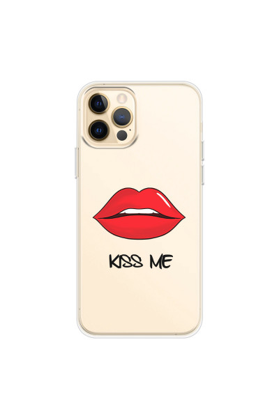 APPLE - iPhone 12 Pro - Soft Clear Case - Kiss Me