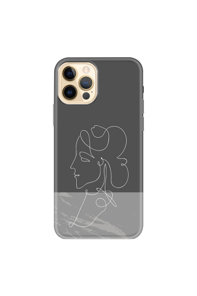 APPLE - iPhone 12 Pro - Soft Clear Case - Miss Marble