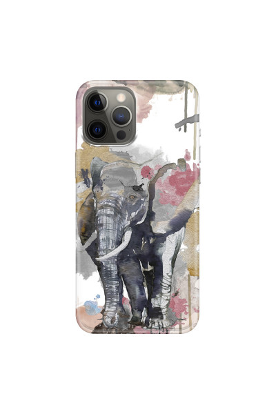 APPLE - iPhone 12 Pro Max - Soft Clear Case - Elephant