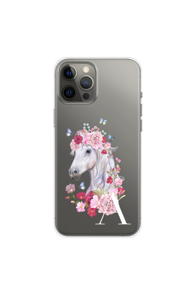 APPLE - iPhone 12 Pro Max - Soft Clear Case - Magical Horse White