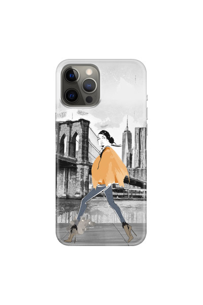 APPLE - iPhone 12 Pro Max - Soft Clear Case - The New York Walk