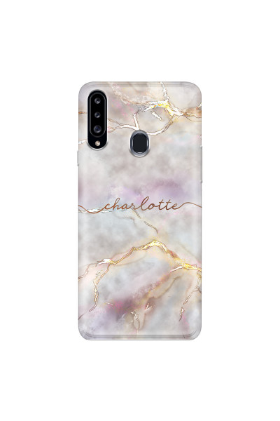 SAMSUNG - Galaxy A20S - Soft Clear Case - Marble Rootage