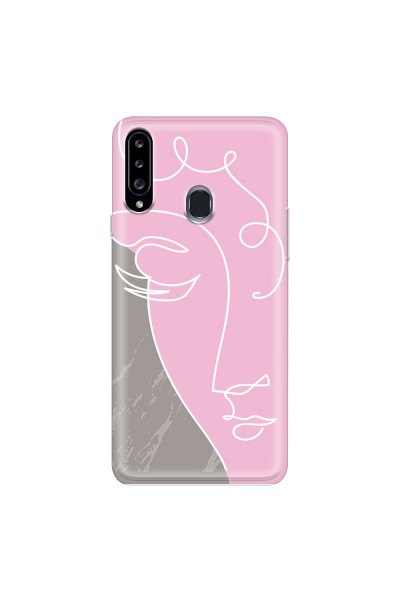 SAMSUNG - Galaxy A20S - Soft Clear Case - Miss Pink