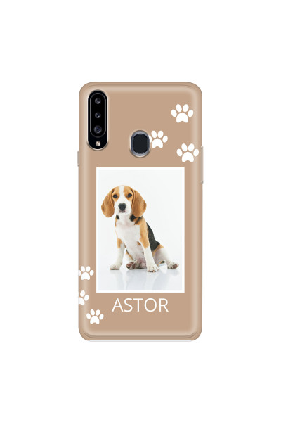SAMSUNG - Galaxy A20S - Soft Clear Case - Puppy