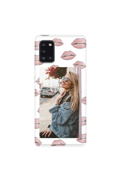SAMSUNG - Galaxy A31 - Soft Clear Case - Teenage Kiss Phone Case