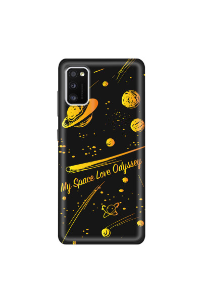 SAMSUNG - Galaxy A41 - Soft Clear Case - Dark Space Odyssey