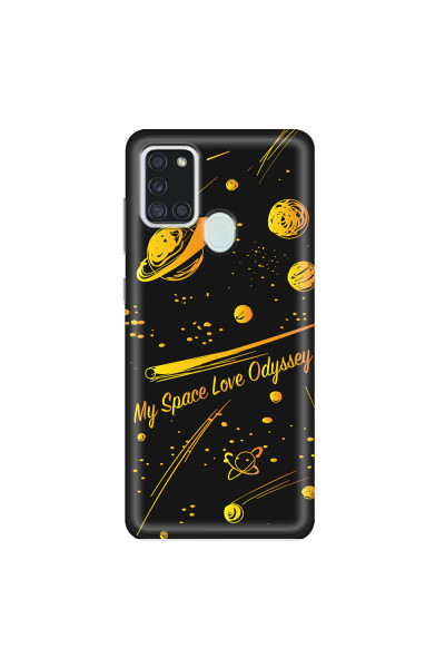 SAMSUNG - Galaxy A21S - Soft Clear Case - Dark Space Odyssey