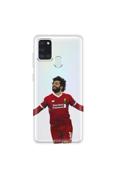 SAMSUNG - Galaxy A21S - Soft Clear Case - For Liverpool Fans