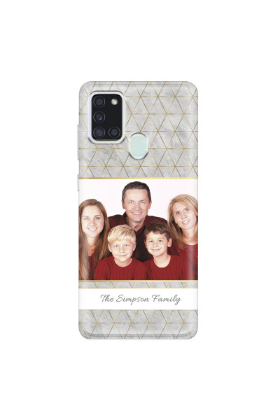 SAMSUNG - Galaxy A21S - Soft Clear Case - Happy Family