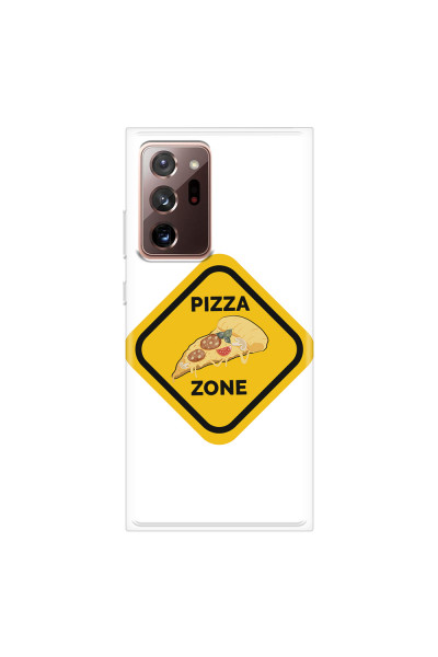SAMSUNG - Galaxy Note20 Ultra - Soft Clear Case - Pizza Zone Phone Case