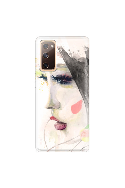 SAMSUNG - Galaxy S20 FE - Soft Clear Case - Face of a Beauty