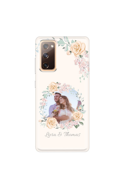 SAMSUNG - Galaxy S20 FE - Soft Clear Case - Frame Of Roses