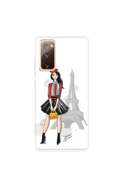 SAMSUNG - Galaxy S20 FE - Soft Clear Case - Paris With Love