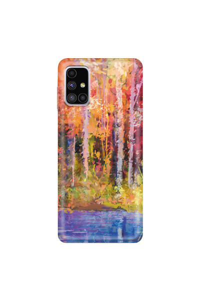 SAMSUNG - Galaxy M51 - Soft Clear Case - Autumn Silence
