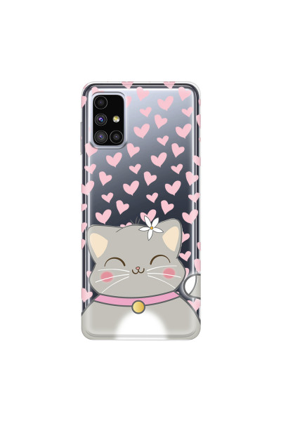 SAMSUNG - Galaxy M51 - Soft Clear Case - Kitty