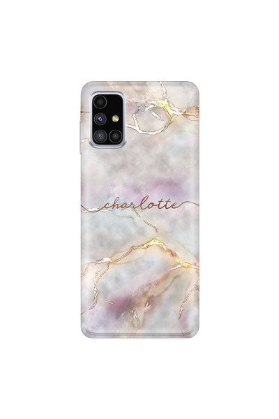 SAMSUNG - Galaxy M51 - Soft Clear Case - Marble Rootage