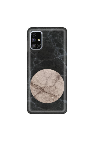 SAMSUNG - Galaxy M51 - Soft Clear Case - Pure Marble Collection VII.