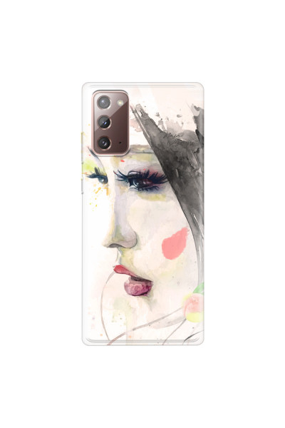 SAMSUNG - Galaxy Note20 - Soft Clear Case - Face of a Beauty