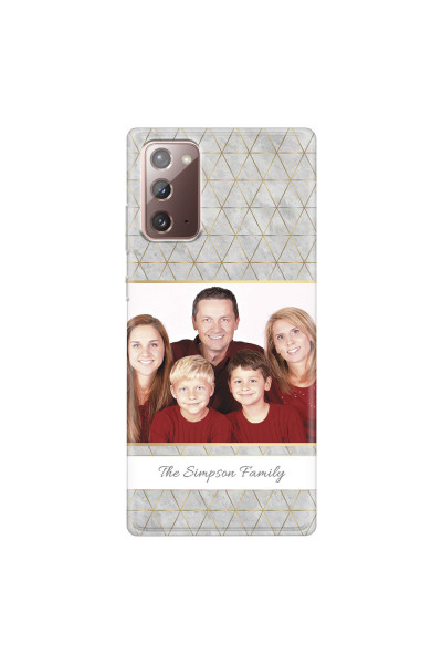 SAMSUNG - Galaxy Note20 - Soft Clear Case - Happy Family