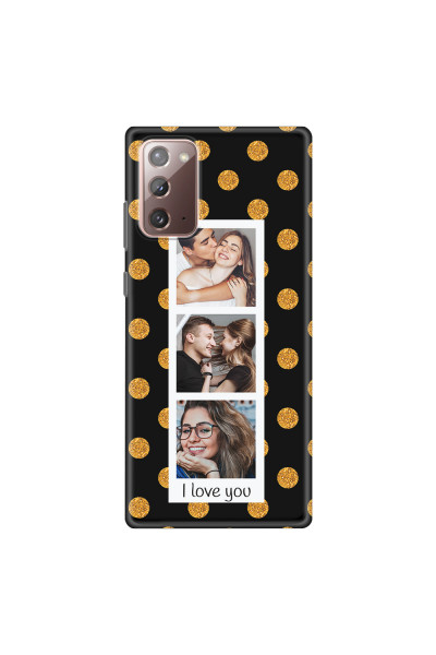 SAMSUNG - Galaxy Note20 - Soft Clear Case - Triple Love Dots Photo