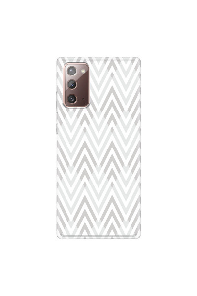 SAMSUNG - Galaxy Note20 - Soft Clear Case - Zig Zag Patterns