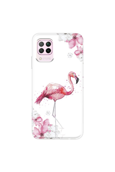 HUAWEI - P40 Lite - Soft Clear Case - Pink Tropes