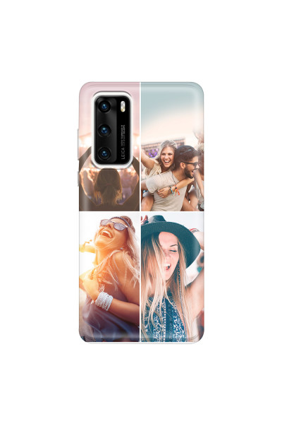 HUAWEI - P40 - Soft Clear Case - Collage of 4