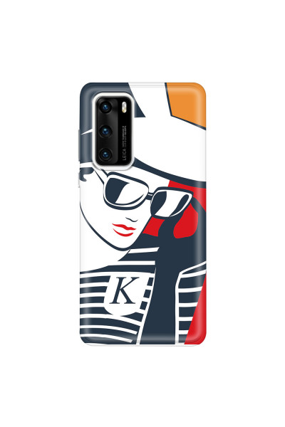 HUAWEI - P40 - Soft Clear Case - Sailor Lady