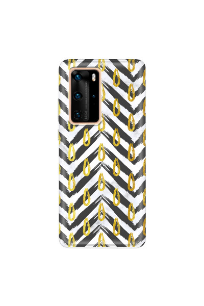 HUAWEI - P40 Pro - Soft Clear Case - Exotic Waves